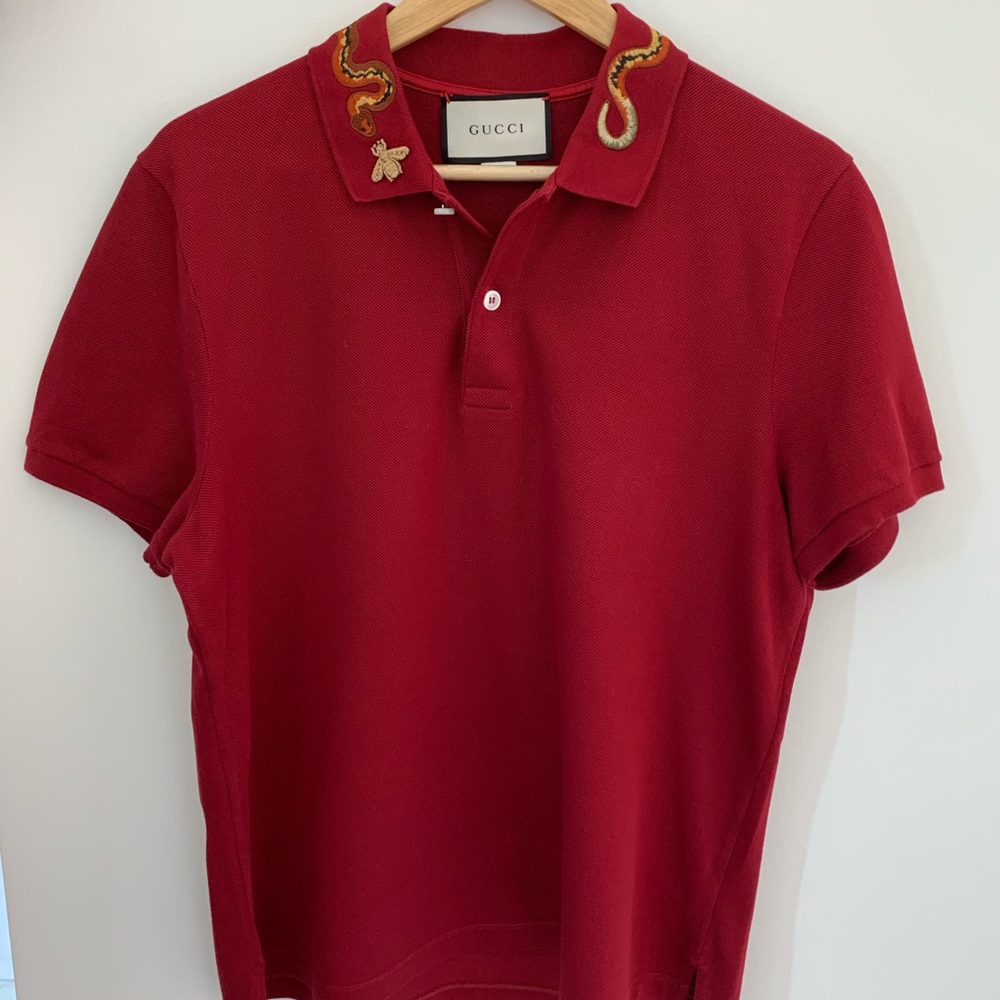 Gucci snake&bee polo